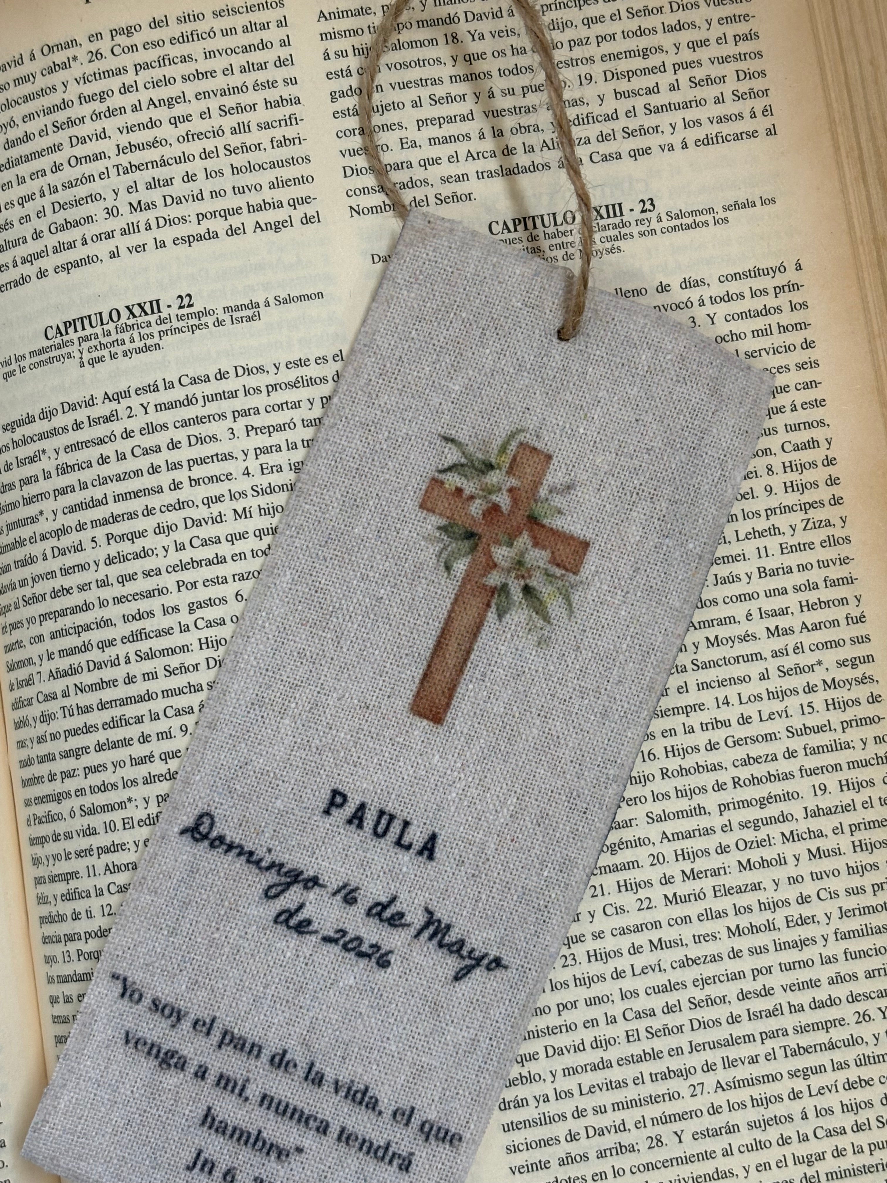 Marcapáginas Comunión